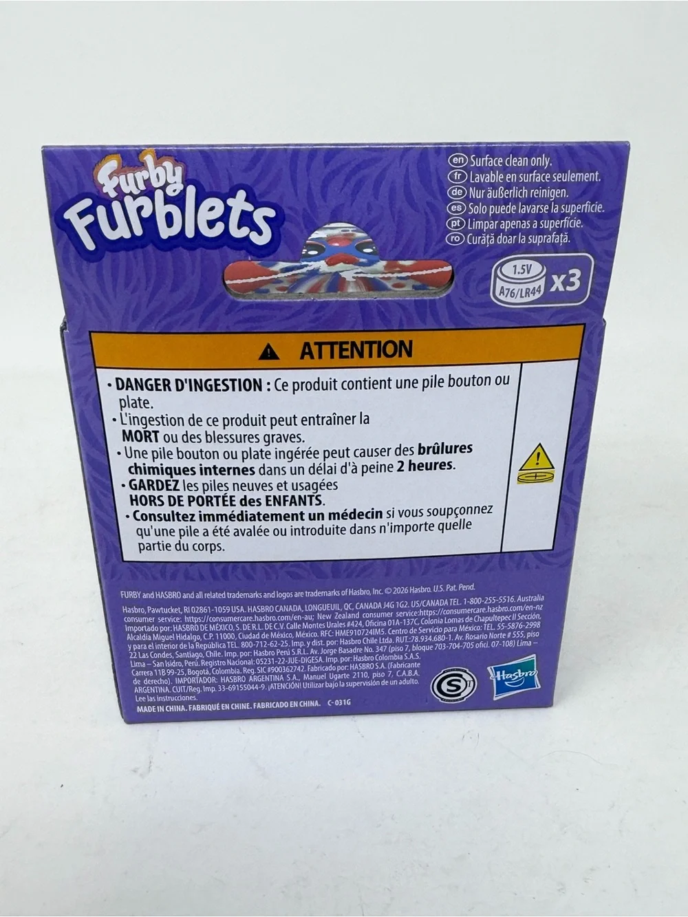 Hasbro collectible furby